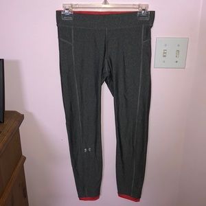 Gray underarmour crop leggings